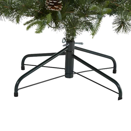 6ft. Pre-Lit Clermont Mixed Pine Artificial Christmas Tree, Clear LED Lights